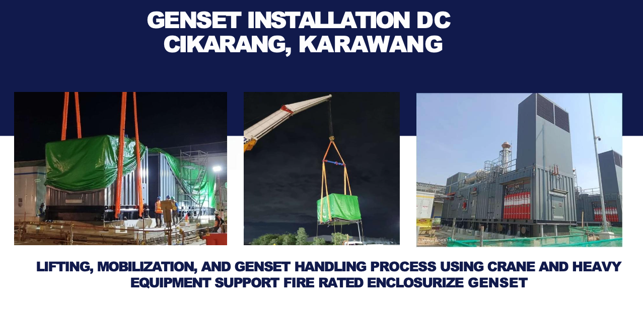 Genset Installation — DC Cikarang, Karawang